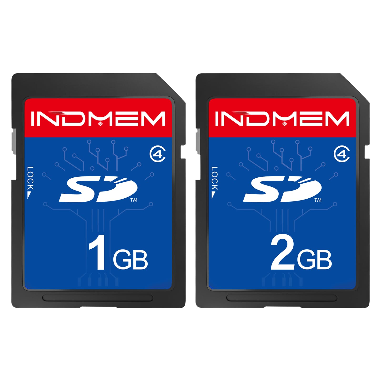 SD Card 1GB + 2GB, Class 4 Flash Memory Card 2G SLC Standard Secure Digital Cards