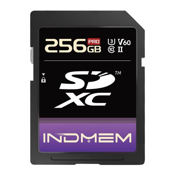 256GB UHS-II V60 U3 SDXC Memory Card, High Speed SD Card with 280MB/s Max Read Speed, Professional Storage for 4K/6K Video Camera